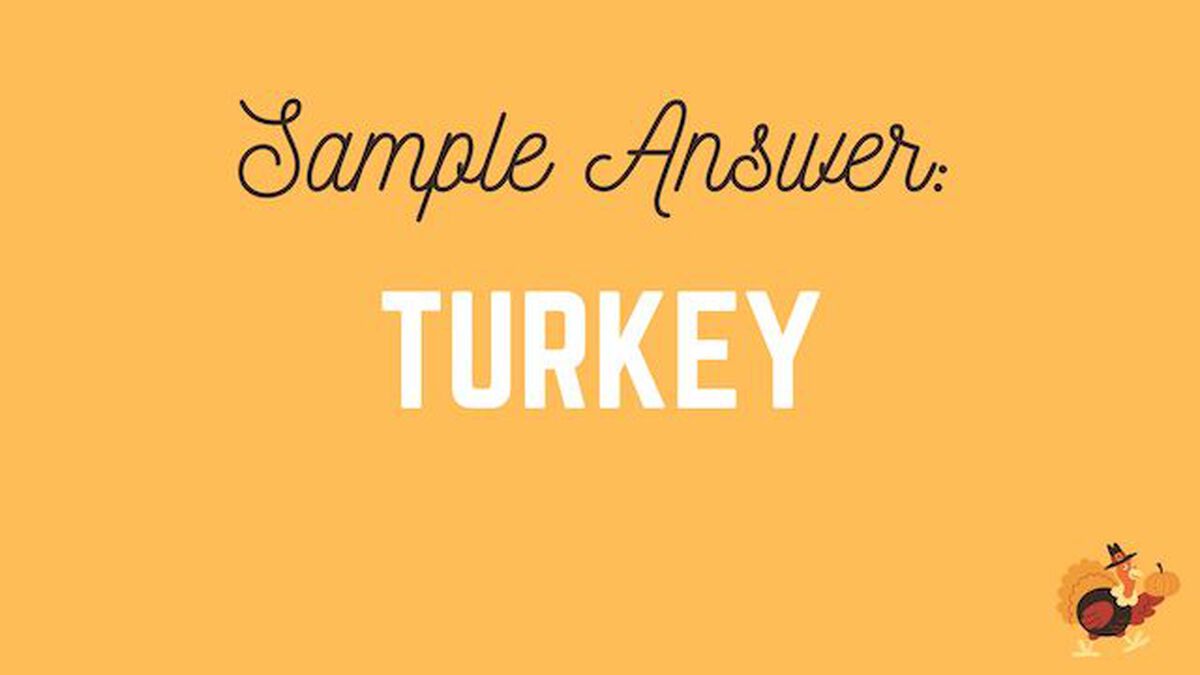 Word Scramble: Thanksgiving Edition image number null